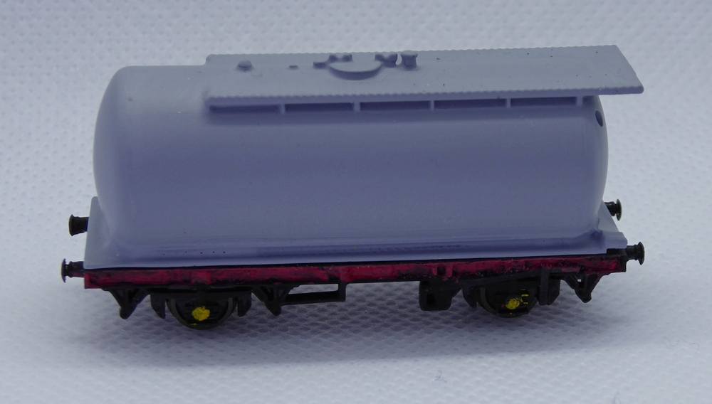 Painted tank wagon